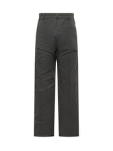 MONCLER - Pantaloni a Gamba Dritta - Nero - LIDIASHOPPING® - Official Website
