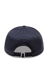 MONCLER - Cappellino da Baseball con Patch Frontale - Blu - LIDIASHOPPING® - Official Website
