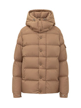 MONCLER - Piumino Maya 70 con Cappuccio - Beige - LIDIASHOPPING® - Official Website