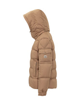 MONCLER - Piumino Maya 70 con Cappuccio - Beige - LIDIASHOPPING® - Official Website