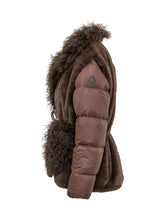 MONCLER - Giacca Immersif con Collo Voluminoso - Marrone - LIDIASHOPPING® - Official Website