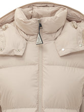 MONCLER - Piumino Fourmines con Cappuccio - Beige - LIDIASHOPPING® - Official Website
