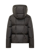 MONCLER - Piumino Castelnew con Cappuccio - Nero - LIDIASHOPPING® - Official Website