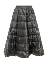 MONCLER - Gonna con Superficie Bouclé - Nero - LIDIASHOPPING® - Official Website