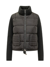 MONCLER - Cardigan Trapuntato con Tasche Frontali - Nero - LIDIASHOPPING® - Official Website