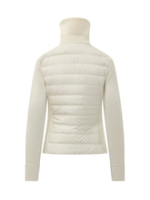 MONCLER - Cardigan con Fronte Trapuntato e Collo Alto - Bianco - LIDIASHOPPING® - Official Website