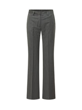 PT TORINO - Jodie trousers featuring a relaxed wide leg silhouette with central pressed creases. Designed with a defined waist, belt loops, concealed front fastening and straight hems. - Grey - LIDIASHOPPING® - Official Website