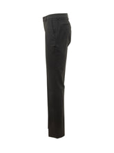 PT TORINO - London trousers featuring a straight and slightly tapered silhouette, defined waistband and belt loops. Designed with concealed front fastening and clean leg lines. - Black - LIDIASHOPPING® - Official Website