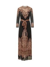 ZIMMERMANN - Abito Lungo Momentum con Stampa Paisley - Arancione - LIDIASHOPPING® - Official Website