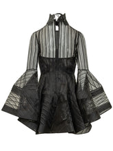 ZIMMERMANN - Abito Mini Valiant con Pannelli Trasparenti - Nero - LIDIASHOPPING® - Official Website