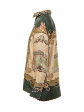 ZIMMERMANN - Camicia Valiant con Stampa Ornamentale - Verde - LIDIASHOPPING® - Official Website