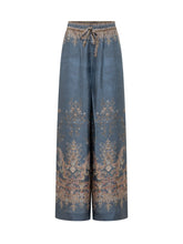 ZIMMERMANN - Pantaloni Valiant a Gamba Ampia - Blu - LIDIASHOPPING® - Official Website