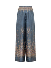 ZIMMERMANN - Pantaloni Valiant a Gamba Ampia - Blu - LIDIASHOPPING® - Official Website