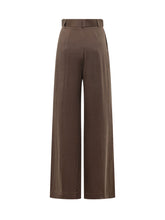 ZIMMERMANN - Pantaloni Ampi con Cintura - Marrone - LIDIASHOPPING® - Official Website