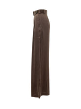 ZIMMERMANN - Pantaloni Ampi con Cintura - Marrone - LIDIASHOPPING® - Official Website