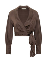 ZIMMERMANN - Top Corto a Portafoglio - Marrone - LIDIASHOPPING® - Official Website