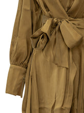 ZIMMERMANN - Abito Mini a Portafoglio - Verde - LIDIASHOPPING® - Official Website