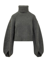 ZIMMERMANN - Maglia Valiant a Collo Alto con Maniche Ampie - Nero - LIDIASHOPPING® - Official Website