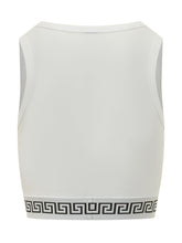 VERSACE - Top Corto con Fascia Decorata - - LIDIASHOPPING® - Official Website