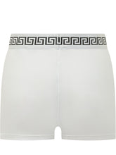 VERSACE - Shorts with Decorative Waistband - White - LIDIASHOPPING® - Official Website