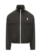 AMI ALEXANDRE MATTIUSSI - Cardigan with Collar and Patch Pockets - Black - LIDIASHOPPING® - Official Website
