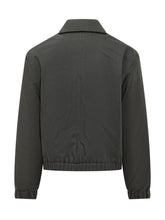 AMI ALEXANDRE MATTIUSSI - Giacca con Colletto e Zip - Nero - LIDIASHOPPING® - Official Website