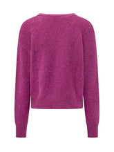 AMI ALEXANDRE MATTIUSSI - Cardigan con Scollo a V - Rosa - LIDIASHOPPING® - Official Website