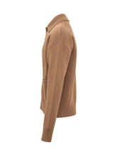 AMI ALEXANDRE MATTIUSSI - Giacca con Collo Alto e Zip - Marrone - LIDIASHOPPING® - Official Website