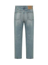 AMI ALEXANDRE MATTIUSSI - Jeans Tapered a Cinque Tasche - Blu - LIDIASHOPPING® - Official Website