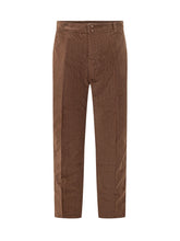 AMI ALEXANDRE MATTIUSSI - Pantaloni Parisian con Pince - Marrone - LIDIASHOPPING® - Official Website