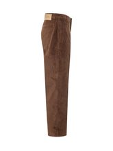 AMI ALEXANDRE MATTIUSSI - Parisian Trousers with Pleats - Brown - LIDIASHOPPING® - Official Website