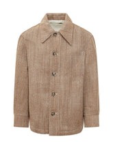 AMI ALEXANDRE MATTIUSSI - Giacca con Colletto e Bottoni - Beige - LIDIASHOPPING® - Official Website