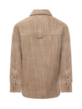 AMI ALEXANDRE MATTIUSSI - Giacca con Colletto e Bottoni - Beige - LIDIASHOPPING® - Official Website