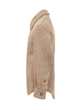 AMI ALEXANDRE MATTIUSSI - Giacca con Colletto e Bottoni - Beige - LIDIASHOPPING® - Official Website