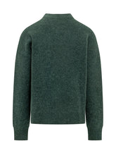 AMI ALEXANDRE MATTIUSSI - Polo a Maniche Lunghe con Bottoni - Verde - LIDIASHOPPING® - Official Website