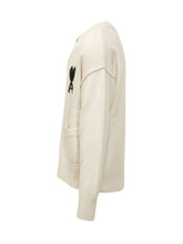 AMI ALEXANDRE MATTIUSSI - Cardigan Girocollo con Tasche - Bianco - LIDIASHOPPING® - Official Website