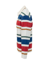 AMI ALEXANDRE MATTIUSSI - Polo a Righe con Maniche Lunghe - Multicolore - LIDIASHOPPING® - Official Website