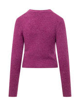 AMI ALEXANDRE MATTIUSSI - V Neck Cardigan - Pink - LIDIASHOPPING® - Official Website