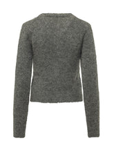 AMI ALEXANDRE MATTIUSSI - Cardigan con Scollo a V - Grigio - LIDIASHOPPING® - Official Website