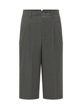 AMI ALEXANDRE MATTIUSSI - Bermuda Carrot con Pieghe Frontali - Grigio - LIDIASHOPPING® - Official Website