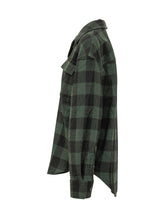 AMI ALEXANDRE MATTIUSSI - Overshirt a Quadri con Tasche - Verde - LIDIASHOPPING® - Official Website