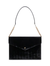 ELISABETTA FRANCHI - Pochette a Busta con Patta - Nero - LIDIASHOPPING® - Official Website