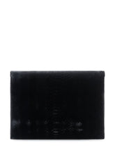 ELISABETTA FRANCHI - Pochette a Busta con Patta - Nero - LIDIASHOPPING® - Official Website
