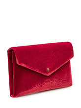 ELISABETTA FRANCHI - Pochette con Patta a Punta - Rosso - LIDIASHOPPING® - Official Website
