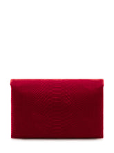 ELISABETTA FRANCHI - Pochette con Patta a Punta - Rosso - LIDIASHOPPING® - Official Website