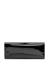ELISABETTA FRANCHI - Rectangular Clutch with Logo - Black - LIDIASHOPPING® - Official Website