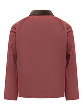 BARBOUR SELECT - Giacca Transport con Colletto a Contrasto - Red - LIDIASHOPPING® - Official Website