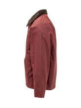 BARBOUR SELECT - Giacca Transport con Colletto a Contrasto - Red - LIDIASHOPPING® - Official Website