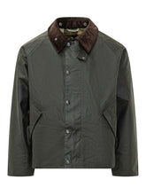 BARBOUR SELECT - Giacca Transport con Colletto a Contrasto - Verde - LIDIASHOPPING® - Official Website