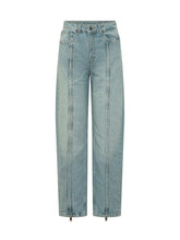 ROTATE - Jeans Straight a Cinque Tasche - Blu - LIDIASHOPPING® - Official Website